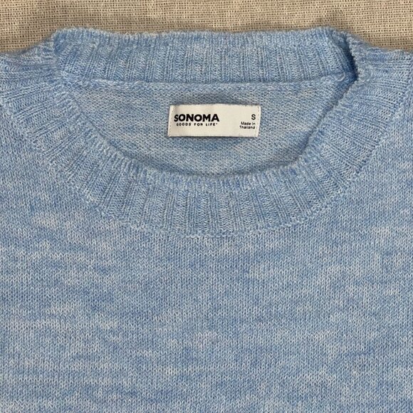 Sonoma Blue Lightweight Pullover Crewneck Sweater - Small - Picture 5 of 7